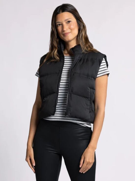 Thread & Supply Jackets & Blazers - NWT Thread & Supply Puffer Issey Vest in Black Size Large